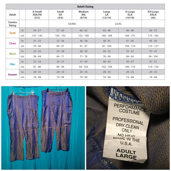 Purple Orange Straight Leg Reflective Dance Pants - Picture 8 of 12